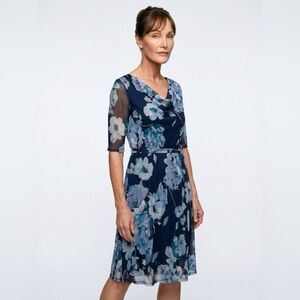 Encore Studio Floral Midi Dress